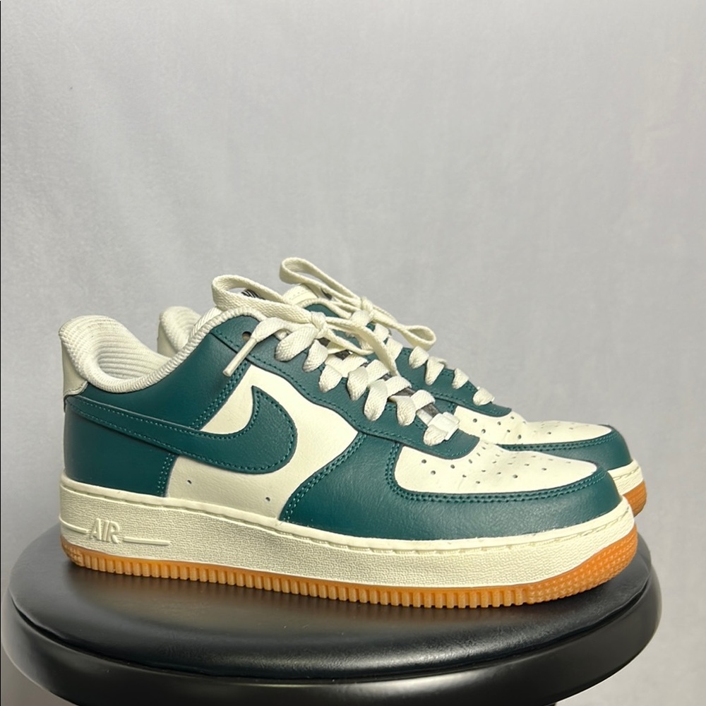 Green Nike Air Force Ones